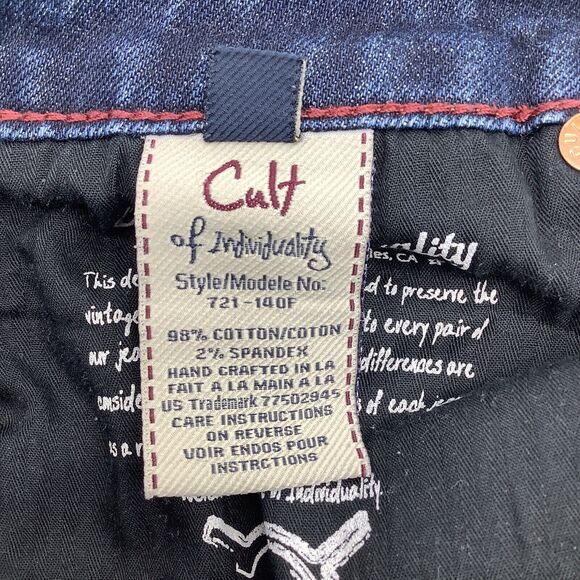 Cult of Individuality Womens Bohemi Boot Cut‎ Denim Jeans Blue Size 30 - Picture 11 of 13